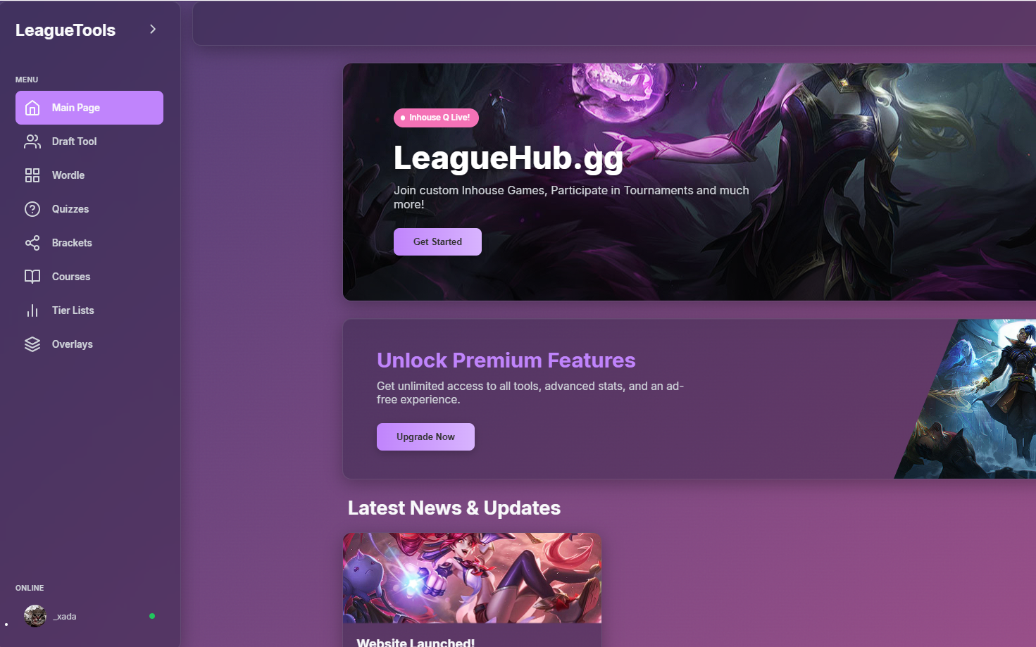 League of Legends community hub